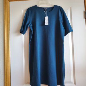 Eileen Fisher Dress Or Tunic With Zippered Side Seams